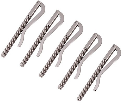 Walfront Clip de Resorte para Cartera Clips de Muella para Dinero Tarjeta de Crdito 5pcs 80mm
