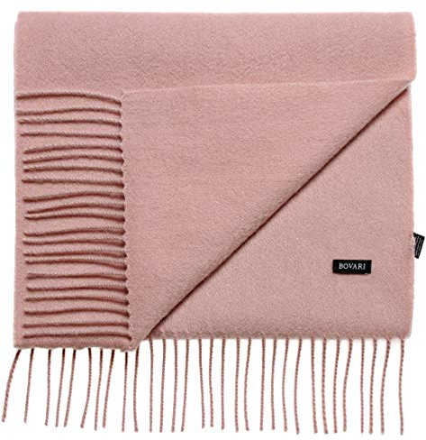 Bovari Kaschmir Schal Herren – 100% Kaschmir/Cashmere – Premium Qualität – 180 x 31 cm - viele Farben