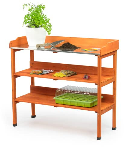 KCT 3 Tier Wooden Outdoor Garden Potting Bench