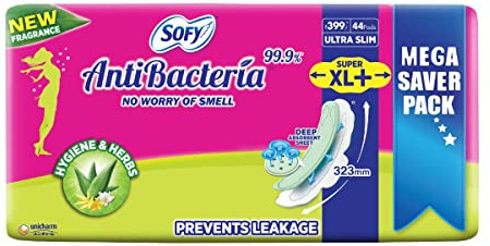 Sofy 99,9% Damenbinden – 44 Binden (Super XL Plus) – 323 mm
