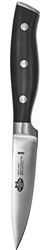 BALLARINI Savuto Neo Spick- & Garniermesser, Klingenlänge 9 cm, Deutscher Edelstahl, Ergonomischer Kunststoffgriff, Schwarz