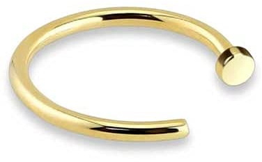 Ringe PIERCING SEGMENT 585er Echtgold/Ohr Nase/Durchmesser 8 mm/Stärke 0,8 mm/Tragus Intim Helix Septum/Schmuck im Online Shop kaufen / 46009-8
