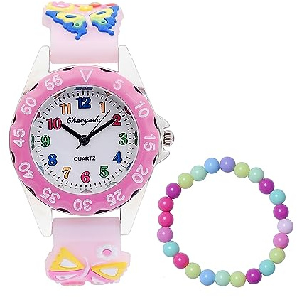 MUXIJIA Kinder Uhren für Mädchen ab 3-10 Jahre, 3D Cartoon Mädchenuhr Silikon Uhrenarmband Kinderuhr, Analog Quarz Armbanduhr Jungen Uhr Mädchen Uhr