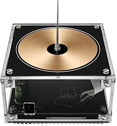 Music Tesla Coil, Weytoll BT-Version Mini Tesla Spule, Electric Power Wireless Transmission Model, Elektrische Langbogen 10cm Zündfrequenzgenerator, Desktop Musikalisches Spielzeug für Kinder