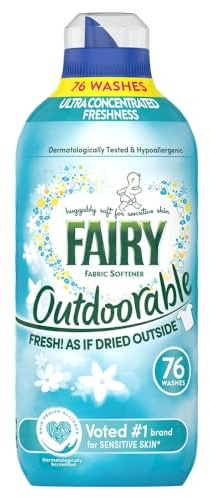 FAIRY Outdoorable Fabric Conditioner For Sensitive Skin, Fresh Floral Scent With Long Lasting Freshness, 76 Washes