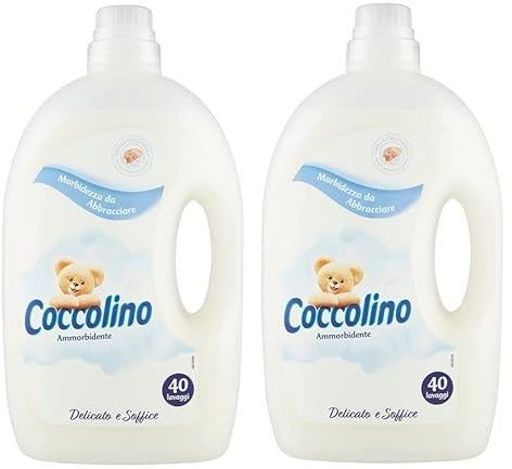 2 x Coccolino Ammorbidente Diluito Delicato e Soffice utspädd sköljmedel 40 tvättar 3 l