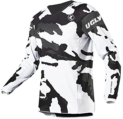 UGLY FROG Funktionswäsche Herren Radtrikot Langarm Bike MTB Trikot Racewear Motocross Shirt Downhill Motorrad Sportbekleidung M