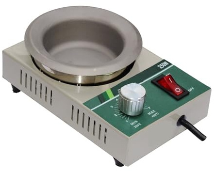 crisol de soldadura Horno de fusión de estaño de crisol de soldadura sin plomo micro 200W for aplicar a PCB de tamaño pequeño (Color : ZB-50D Lead Free, Size : 1)