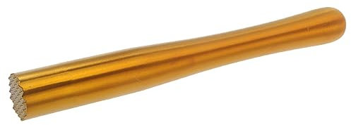 Amosfun Stainless Steel Cocktail Stirrer Drink Bar Accessory Ice Safety Picks Lemon Grinding Rod Bar Tool