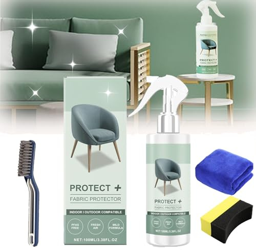 Protector de tela multiusos Protect+, spray protector de tela, spray protector de tela y protector de manchas para protección de tapicería, spray protector de manchas de tela (1 unidad)