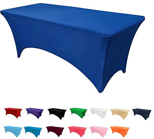 Newthinking Stretch Table Cloth 6FT, Stretchy Table Cover for Craft Table