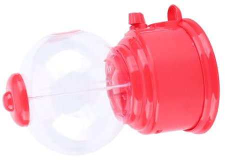 TIKATARER Macchina Gumball per Bambini, Distributore di Caramelle Dispenser Dolce con Dolci Dolci Carini Caramelle Macchina per Distributore Dolce per Bambini Bambini (Rosso)