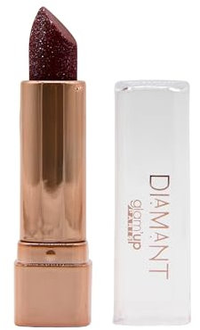 Glam'Up Paris – Lippenstift Diamant Glitzer – Ultra glänzend – hochpigmentiert – feuchtigkeitsspendende Formel – lang anhaltend – Shiny Rose