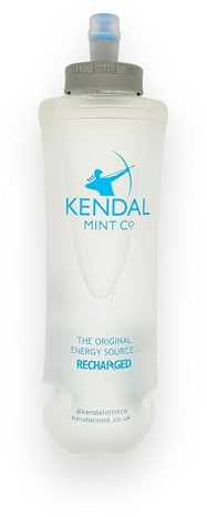 Kendal Mint Co. Flacon souple rechargeable pour gels nutritionnels et énergétiques sportifs, sans BPA, réutilisable, passe au lave-vaisselle (500 ml/8 gels)