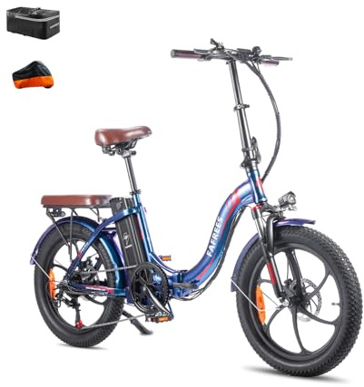 Fafrees F20 PRO E-Bike Klapprad Elektrofahrrad 20 Zoll Fatbike, 250W Motor 36V 20AH Akku, 20 * 3,0 Zoll Mountainbike Elektrofahrrad 40 Nm