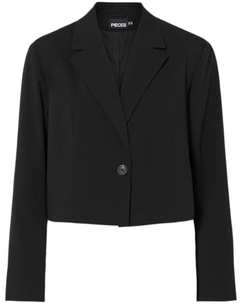 PIECES Pcrosa Blazer Noos BC Short, Noir, XS