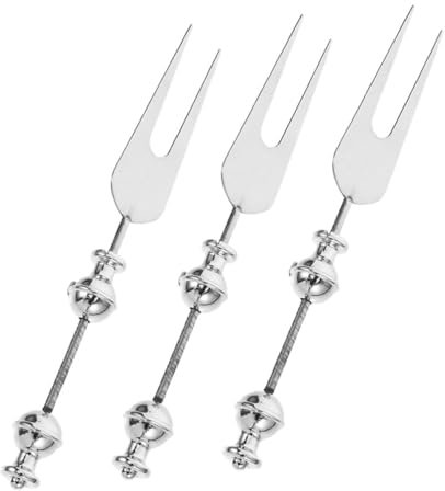 POPETPOP 3pezzi Forchette Inossidabile Design Utensili Versatili Per e Dessert Per e Facile e Riutilizzabile