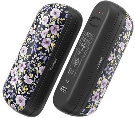OCOOPA Handwärmer Taschenwärmer UT2S Mini, 5200mAh, Handwärmer Magnetisch Elektrisch 2er Set, Taschenofen Wiederverwendbar, Outdoor Camping Gadgets für Wärme, Geschenke für Frauen und Männer