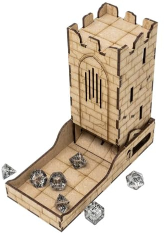 Torre di Dadi - The Dicetower - Torre Lancia Dadi - Perfetta per Dungeons & Dragons, Giochi di Ruolo e Giochi da Tavolo, Accessorio D&D ||Età ||14+||