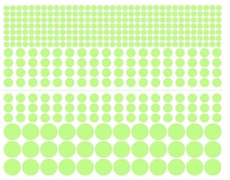 1 Sheet Glow in The Dark Wall Stickers, 407 Pcs Removable Dots Wall Decals Room Decor Kit,Adhesive Dots Luminous Ceiling Decals for Kids Bedroom Halloween Home Decoration,Perfect Party Birthday Gift