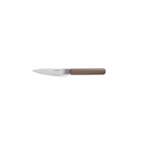 Berghoff Home Couteau à éplucher (8,6 cm) - couteaux à légumes inoxydable - couteaux de cuisine tranchant - petit couteaux - couteau à fruits - aubergine
