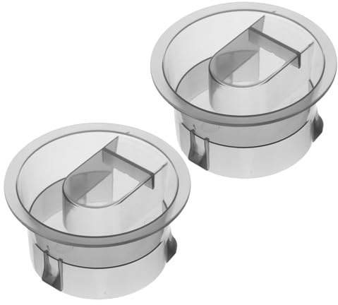 DOITOOL Coperchi per Brocche da 2 Pezzi, Coperchi Trasparenti in Plastica Anti-perdita per Caraffe di Vetro per Acqua Fredda, Succhi e Tè, Accessori Cucina Facili da Pulire