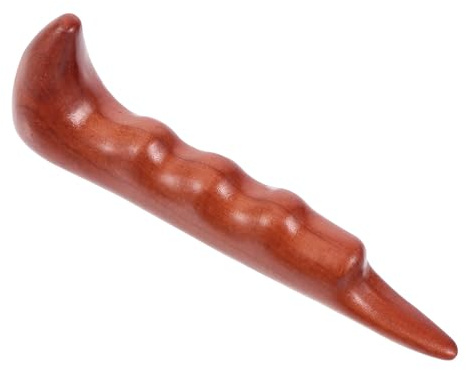 WEKAMOS Masajeador Ligero y Práctico de Madera Marrón de Cuello para Aliviar Muscular y Promover Circulación Sanguínea para Uso Corporal y Cervical
