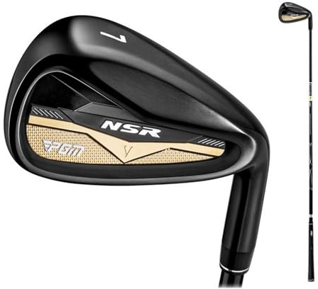 Fers de golf pour homme #7 Fer de golf 4 à 5 degrés avec manche en graphite/acier