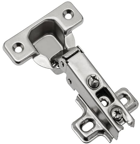 Mprofi MT® 20 Piezas | Bisagras para Puertas de Armario | Tope de Esquina | Ø 35mm Bisagras de Armario | Montaje de Puertas de Muebles y Armarios de Cocina | Acero Niquelado