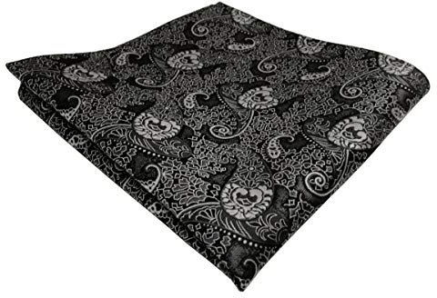 TigerTie Designer Einstecktuch in Paisley gemustert - Stecktuchgröße 30 x 30 cm