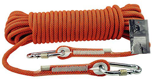 ZHWNGXOlian 11 Mm Statisches Seil Mehrsträngiges Geflochtenes Multifunktions-Außenbindungshilfsseil, Bruchkraft 2100 Kg(Size:80M)