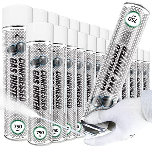 AABCOOLING Home&Office Frío Spray Compressed Gas Duster 24x750ml - Spray Congelante, Coche y moto, Cuidado del motor, Enfriado Directo Hasta -50°C, Hielo Spray