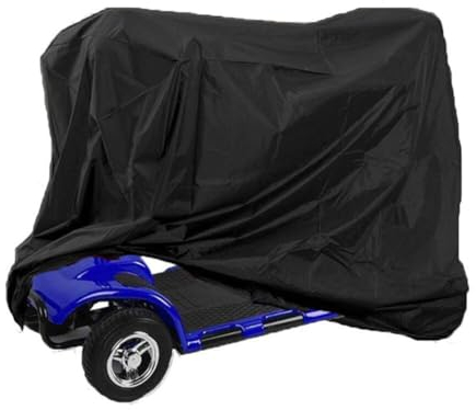 Mobilität Roller Abdeckung, Wasserdicht Elektromobil Abdeckhauben 210D Oxford Outdoor Heavy Duty Regenschutz für Rollstuhl Staubdicht Abdeckplane Scooter Rollstuhl Schutz Abdeckung,140cmx66cmx91cm