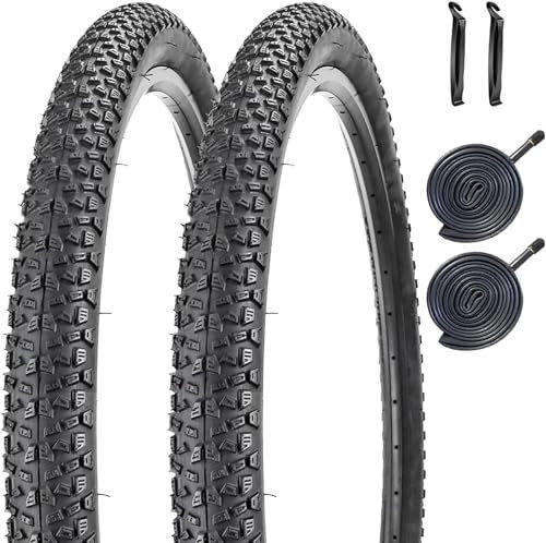 Mountainbike-Reifen, 29 Zoll, faltbar, Ersatz-Fahrradreifen, 29 x 2,125, mit 2 Fahrradreifen, Schrader-Ventil, 32 mm