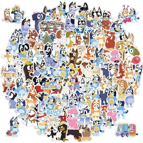 DKDDSSS 100PCS Blue-y Stickers - Waterproof, Cute Blue-y Stickers for Water Bottle, Hydroflask, Guitar, Luggage, Phone, Case, Laptop, Skateboard