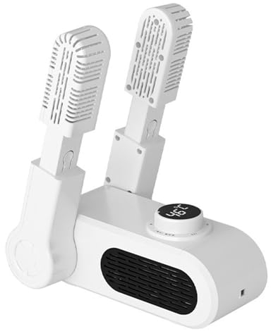 BLUEZY Electric Boot Warmer Dryer, Electric Shoe Dryer, Ski Boots Dryer, Shoe & Boot Warmer to Dry Sweaty Shoes & Eliminate Bad Odor for Work Boots, Ski Boots, Sneakers, Gloves, Sock