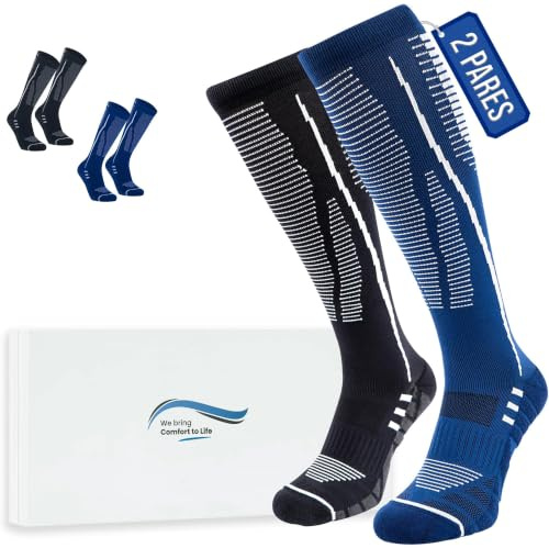 360 RELIEF Medias de Compresión Mujer y Hombre, Calcetin de Compresion