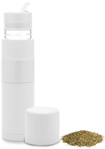 BALIBETOV 750 ml AutoMate Yerba Mate Thermobehälter – Mate Cup und Bombilla – Thermobehälter, Mate und Bombilla in Einem – Vakuumisoliert – BPA-Frei – Automatisches Ansaugen