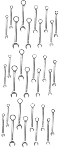 Gadpiparty Juego De 3 Mini Llaves Inglesas Para Artesanos Kit De Herramientas Llaves De Trinquete Métricas Juego De Llaves Para Equipos Pequeños 10 Piezas X 3