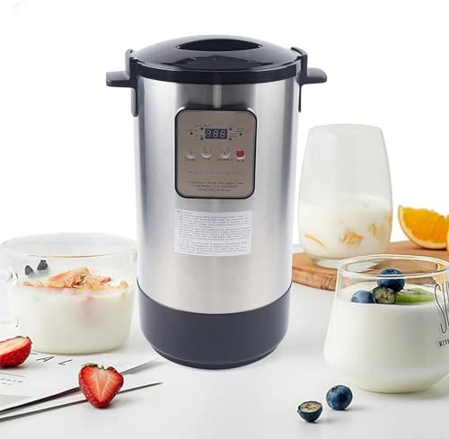 MOSOHINO Fermentador Inteligente de Acero Inoxidable para yogurtera de 12 litros, máquina fermentadora eléctrica, yogurtera, Control de Tiempo y Temperatura para Cocina Comercial, Ahorro de energía