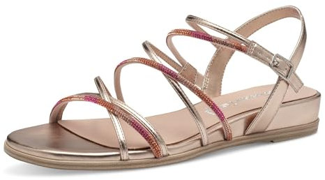 Tamaris sandalett dam vegansk elegant, Rosenkam, 40 EU