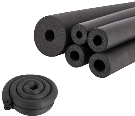 Manchon Isolant En Mousse Flexible Diamètre Intérieur 9/13/48/60/20/25mm Phonique Tuyau Isolation Mousse Tube Pour Tuyau Isolation, Ustensiles, Fitness, Outils Poignée Support,Noir(110mmx20mm-2m)