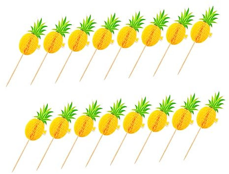 OKUMEYR 30St Flamingo-Kuchen-Einsatz Flamingo-Kuchendekoration hawaiianische Cupcake-Topper mottoparty hawaii cake decoration Hochzeitsdeko Geburtstagskuchen-Picks Partykuchen-Picks