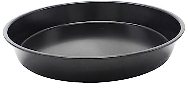 HOLIDYOYO 2pezzi Teglia Per Pizza Antiaderente Rotonda Da Teglia Per Forno Resistente Alla Corrosione Facile Da Pulare Acqua e Sapone