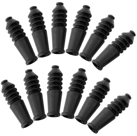 GALPADA 12pcs Brake Cable Protective Cover Mountain Bike Brake Line Protection Cover Rubber Sleeve Outer Casing for Bike Safety Accessories