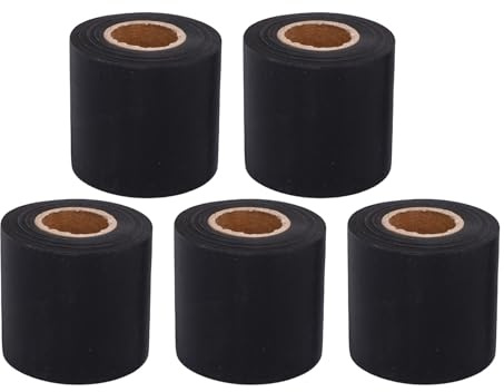 WOHPNLE Nastro avvolgente per tubi 5 pezzi, larghezza 6 cm Nastro isolante per tubi del condizionatore d'aria in PVC e nastro isolante per apparecchiature di riscaldamento Sistemi HVAC