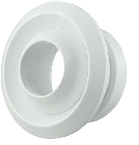 Gdfnmogo Sfiato di scarico rotondo in ABS per aria condizionata con ugello sferico rotante a 360° per un'efficiente ventilazione interna e riduzione del rumore in hotel, scuole, cantine e fabbriche