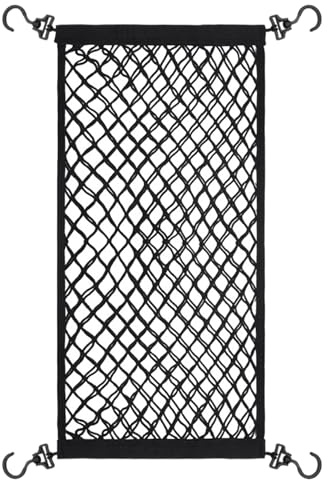 Funda de malla para carrito de la compra – Organizador de red para carro multiusos, plegable, resistente, malla flexible, estructura de retención fuerte, accesorio portátil | Ideal para el