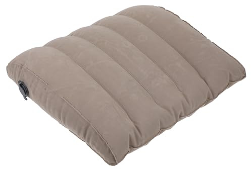 WESIEVYA Aufblasbares Lendenkissen Tragbar mit Fußgurt Ergonomisches PVC Sitzkissen für Büro Auto Outdoor und Reisen Leicht Faltbar für Erwachsene