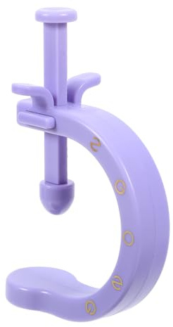 SECFOU Massaggiatore Portatile per Punti di Agopressione Piedi in Abs Colore Porpora, Strumento Robusto per Massaggio Plantare, Facile da Trasportare e Stimolatore Palmare